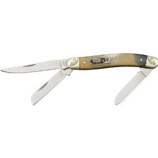 Frost Cutlery & Knives OC509OXH Ocoee River Stockman Pocket Knife with Ox Horn Handles : Folding Camping Knives : Sports & Outdoors