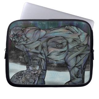 Polar Bear Laptop Computer Sleeve