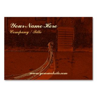 Golden Gondola Business Card Template