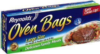 Reynolds Oven Cooking Bags Large Size for Meats & Poultry (up to 8 Pounds), 5 Count Boxes (Pack of 12): Health & Personal Care