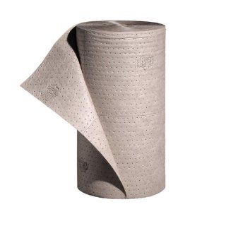 New Pig MAT501 Polypropylene Oil Only Absorbent Mat Roll, 42.5 Gallon Absorbency, 200' Length x 30" Width, Brown: Science Lab Spill Containment Supplies: Industrial & Scientific