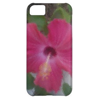 Pink hibiscus iphone five cover iPhone 5C cases