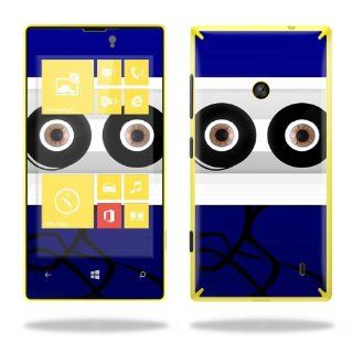Protective Vinyl Skin Decal Cover for Nokia Lumia 520 Cell Phone T Mobile Sticker Skins Cassette Head: Cell Phones & Accessories