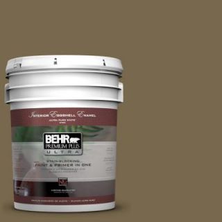 BEHR Premium Plus Ultra 5 gal. #T14 6 Boho Eggshell Enamel Interior Paint 275305