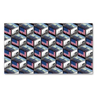 NYC Skyline Cubes Empire St Bldg Bklyn Bridge Business Card Templates