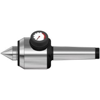 Rhm 207443 Type 652 AC Control Tool Steel Standard Readout Revolving Tailstock Center with Tailstock Pressure Gage and Length Compensation, Morse Taper 6, Size 506, 52mm Point Diameter: Live Centers: Industrial & Scientific