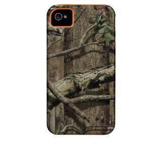 Case Mate Mossy Oak Case with Orange Bumper for iPhone 4   Break Up Infinity   Retail Packaging   Camouflauge: Cell Phones & Accessories