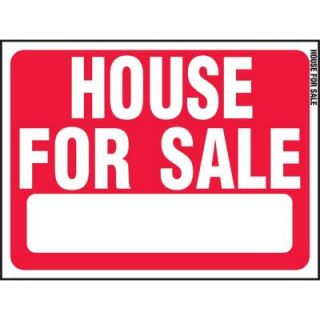 HY KO 18 in. x 24 in. Plastic House For Sale Sign RS 607