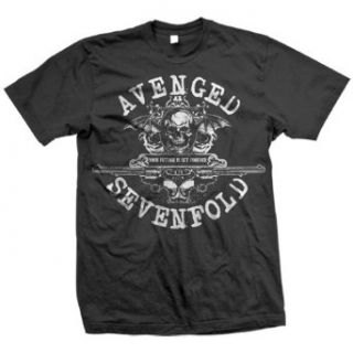 Bravado Men's Avenged Sevenfold Forever T Shirt, Black, Medium: Music Fan T Shirts: Clothing