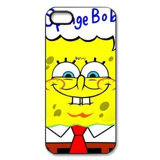 Funny SpongeBob Squarepants Smile Printed iPhone 5 5s Case Cover: Cell Phones & Accessories