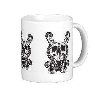 Ornate Skeleton Bunny Mug