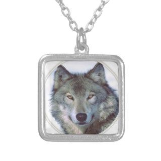 Wolf animal totem pendants