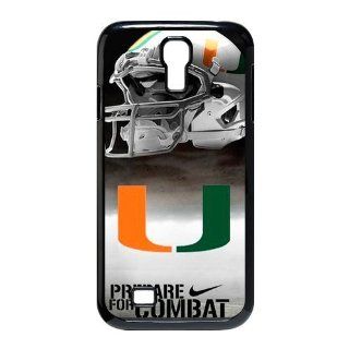 Miami Hurricanes NCAA Logo Terrific Printing Samsung Galaxy S4 i9500 DIY Cover Custom Case 533_08 Cell Phones & Accessories