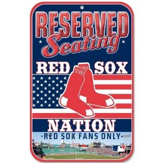 Boston Red Sox Official MLB 11"x17" Sign : Sports Related Merchandise : Sports & Outdoors