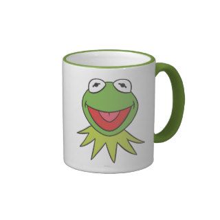 Kermit the Frog Cartoon Head Coffee Mug