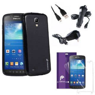 Fosmon Value Bundle for Samsung Galaxy S4 Active i9295 / SGH I537   Includes Fosmon TPU Case, Fosmon Clear Screen Protector, and 3 Piece Micro USB Charger Kit: Cell Phones & Accessories