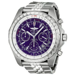 Breitling Bentley Motors T Chronograph Purple Dial Mens Watch A2536313 Q522BKLT: Breitling: Watches