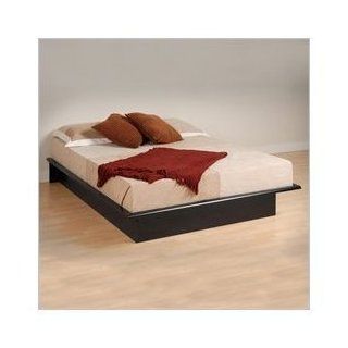 Prepac Black Platform Bed Queen PNo: BBQ 6080 K   Bedroom Furniture Sets