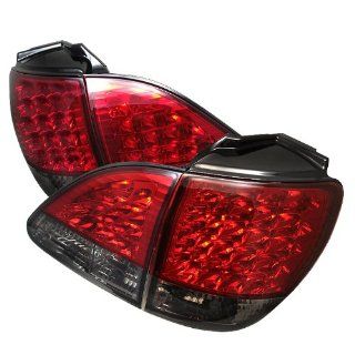 Lexus RX 300 01 02 03 LED Tail Lights + Hi Power White LED Backup Lights   Smoke Red (Pair): Automotive