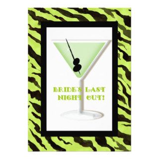 Bachelorette Party Invitation   Zebra 'n Leopard