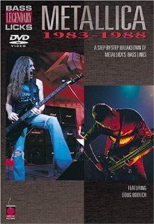 Metallica   Bass Legendary Licks 1983 1988 DVD DVD: Movies & TV