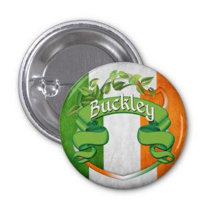 Buckley Irish Shield Button