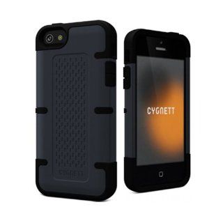 Cygnett CY0868CPWOR Workmate Shock Absorbing Case for iPhone 5 & 5s (Slate Grey) Cell Phones & Accessories
