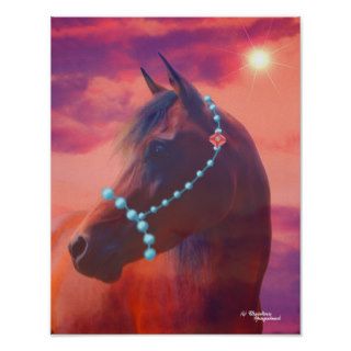 Arabian Portrait Sunrise Poster