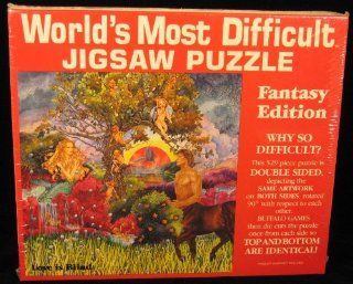 World's Most Difficult Jigsaw Puzzle Fantasy Edition   Love Is Blind  529 Piece Puzzle : Other Products : Everything Else