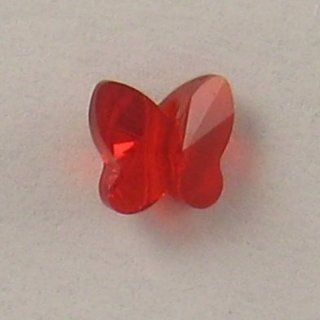 Swarovski Crystal Butterfly 5754 6mm LT SIAM Beads (12) 564007