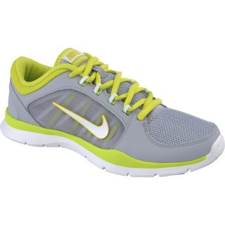 NIKE Womens Flex Trainer 4 Running Shoes   Size: 12, Grey/white