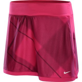 NIKE Womens Printed Border Tennis Skirt   Size: XS/Extra Small, Fireberry/white