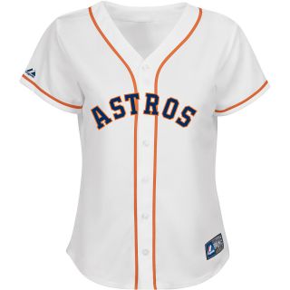 Majestic Athletic Houston Astros Jose Altuve Womens Replica Home Jersey   Size: