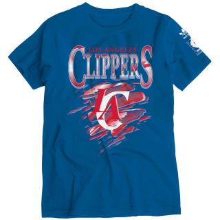 adidas Youth Los Angeles Clippers Retro Short Sleeve T Shirt   Size Large,