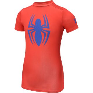 UNDER ARMOUR Boys Alter Ego Spider Man Fitted Baselayer Top   Size: XS/Extra