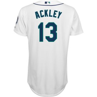 Majestic Athletic Seattle Mariners Dustin Ackley Authentic Home Jersey   Size