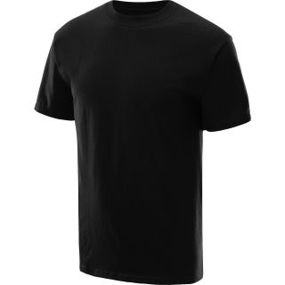 CHAMPION Mens Short Sleeve Jersey T Shirt   Size: Xl, Black