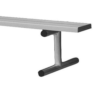 Sport Supply Group 21 Permanent Bench Without Back   Size: 21 Foot, Aluminum