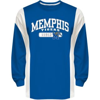 T SHIRT INTERNATIONAL Mens Memphis Tigers Rocket Long Sleeve T Shirt   Size: