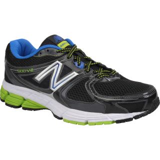 NEW BALANCE Mens 680V2 Running Shoes   Size: 9.5 4e, Black/silver/blue
