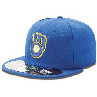 NEW ERA Mens Milwaukee Brewers Authentic Collection Alternate 59FIFTY Fitted