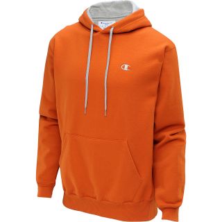 CHAMPION Mens Eco Fleece Pullover Hoodie   Size: Large, Rust