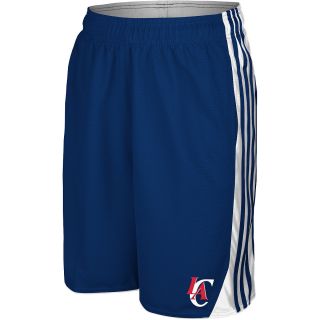 adidas Mens Los Angeles Clippers Full Color Logo Basketball Shorts   Size: