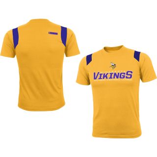 NFL Team Apparel Youth Minnesota Vikings Wordmark Short Sleeve T Shirt   Size: