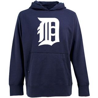 Antigua Mens Detroit Tigers Signature Hood Applique Pullover Sweatshirt   Size: