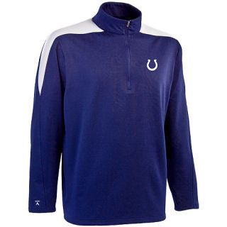 Antigua Mens Indianapolis Colts Succeed Brushed Back Fleece Pullover   Size: