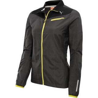 PUMA Womens Pure NightCat Reflective Full Zip Running Jacket   Size: Medium,