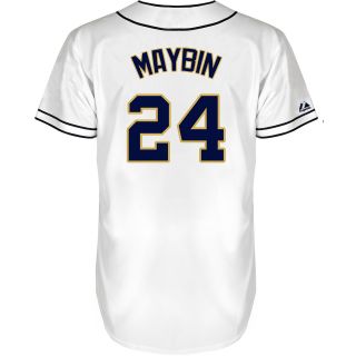 Majestic Athletic San Diego Padres Cameron Maybin Replica Home Jersey   Size: