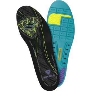 SOF SOLE Womens Thin Fit Performance Insoles   Size: 8 11, Black