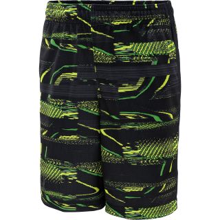 UNDER ARMOUR Boys Ultimate Printed Shorts   Size: Large, Lizard/black